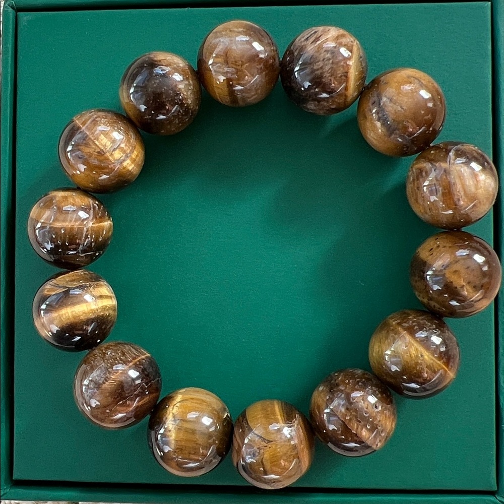 Elegant Tiger Eyes natural gemstone Beaded Bracelet